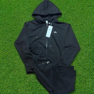 Black Alo Full Zip Set